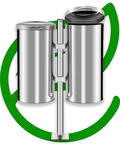 Produto Ecobin em Aço Inox