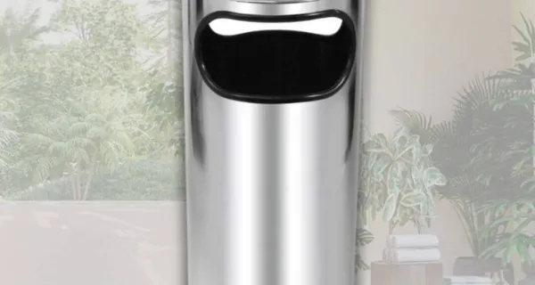 Lixeira Redonda Aço Inox Ecobin